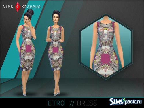 Платье Etro от SIms4Krampus
