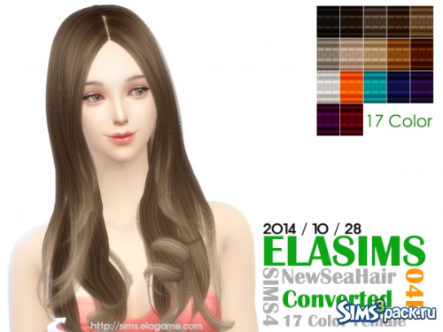 Женская прическа Hair Conversion 04F от Elasims