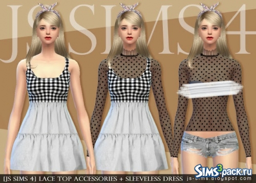 Топ Accessories + Sleeveless Dress от JS Sims