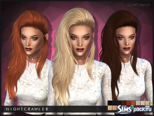 Женская причёска 23 от Nightcrawler Sims
