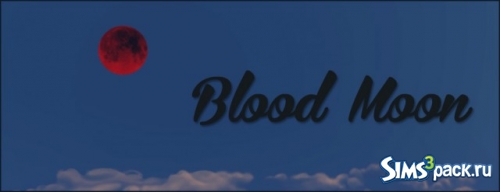 Мод на луну "Blood Moon" от Sims4-Downloads