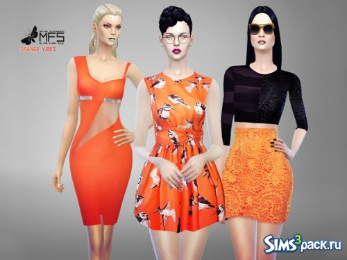 Сет женской одежды "MFS Orange Vibes Collection" от MissFortune