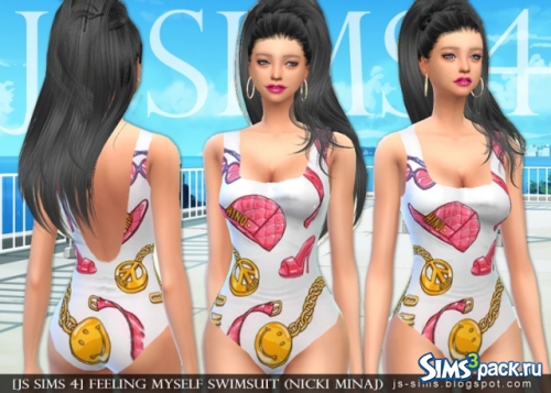 Купальник Feeling Myself Swimsuit for Teen &amp; Adult Females от JS Sims 4