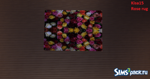 Цветочный ковер "Rose rug" от Kisa15