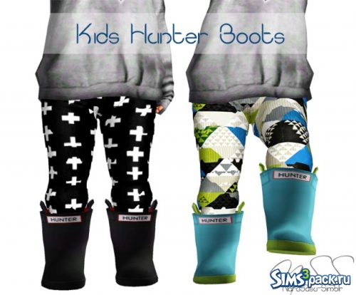 Резиновые сапоги Kids Hunter Boots от NaruSasu-Simblr