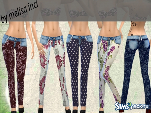 Джинсы Floral Jeans от melisa_inci