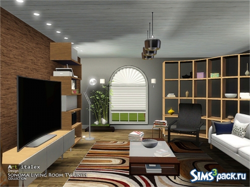 Аксессуары для гостиной &quot;Sonoma Living Room TV Units&quot; от ArtVitalex