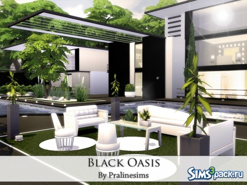 Дом Black Oasis от Pralinesims