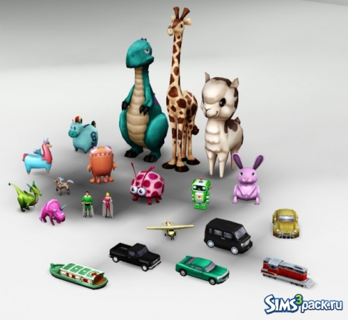Конвертация игрушек TS4 to TS3 - Toys Deco от kandiraver-sims