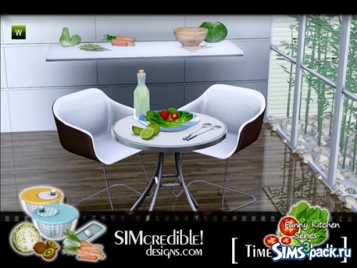 Набор обьектов "Funny Kitchen series - Time To Salad" от SIMcredible