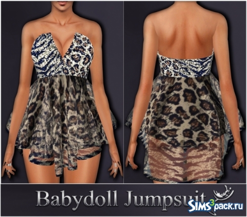 Платье Babydoll Jumpsuit от SantosFashion