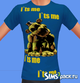 Мужская футболка i`ts me (FNAF) от OrbitZERO