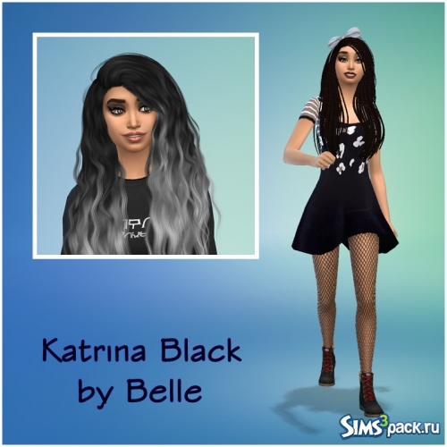 Симка подросток Katrina Black от Belle