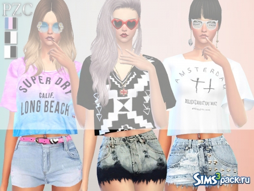 Набор Ombre Lover Set Tops, Shorts and Nails от Pinkzombiecupcakes