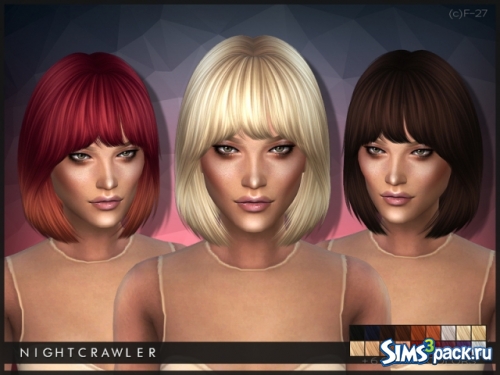 Прическа (c)AF_Hair27 от Nightcrawler Sims
