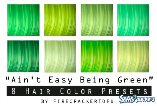 Цвета волос &quot;Ain`t Easy Being Green&quot; от Firecracker