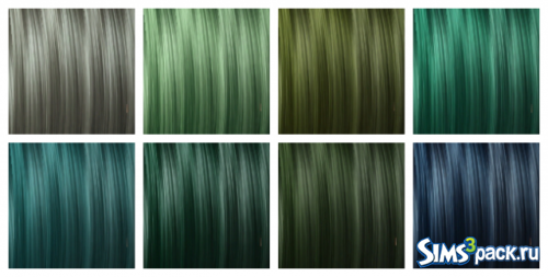 Цвет волос Green Hair от Tainoodles