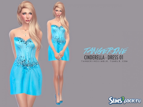 Сет женской одежды Cinderella от tangerinesimblr