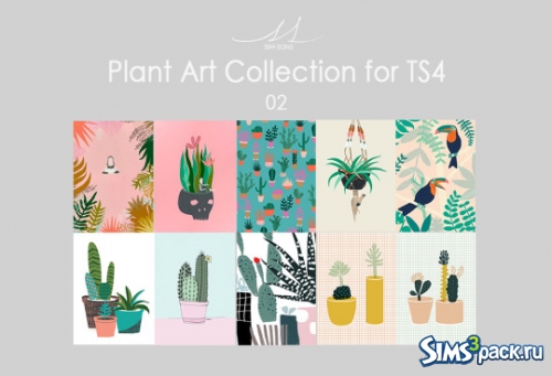 Картины plant art collection 2 от SIM-SONS
