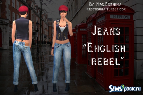 Женские джинсы &quot;Английская бунтарка&quot; от MrsEsenina