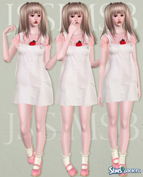 Платье Strawberry Straps Dress от JS Sims