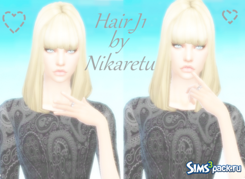Женская причёска Hair_J1 от Nikaretu