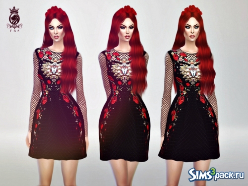 Платье Red Roses от FashionRoyaltySims