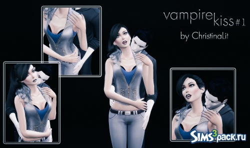Парная поза Vampire Kiss #1 от ChristinaLit