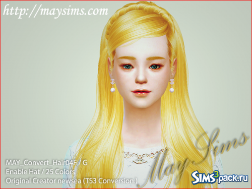 Женская прическа Hair_04F/ 04G от May Sims