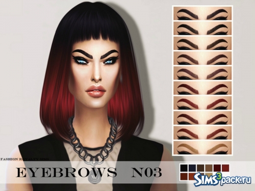 Брови FRS Eyebrows N03 от FashionRoyaltySims