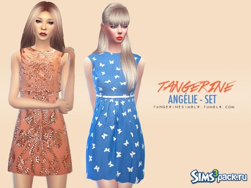 Платья Anglie от tangerinesimblr