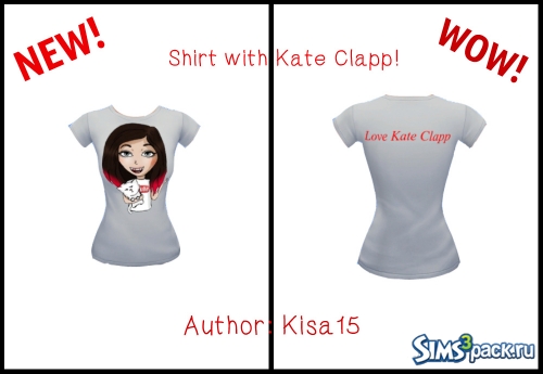 Две футболки с Kate Clapp от Kisa15