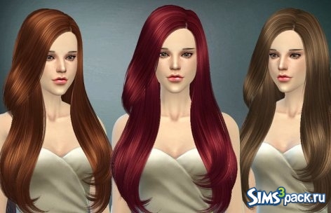 Женская причёска Hairstyle092 от Butterfly Sims