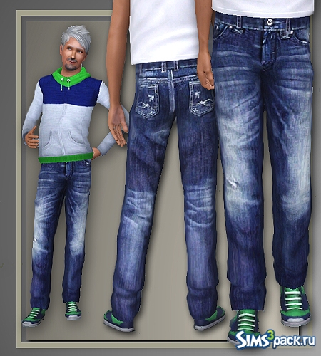 Потертые джинсы для пожилых от AllAboutStyle