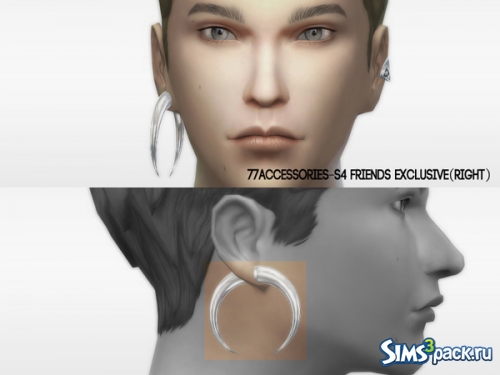 Серьги_Friends exclusive Set от The 77 sims