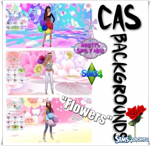CAS фоны "Цветы" от Annet