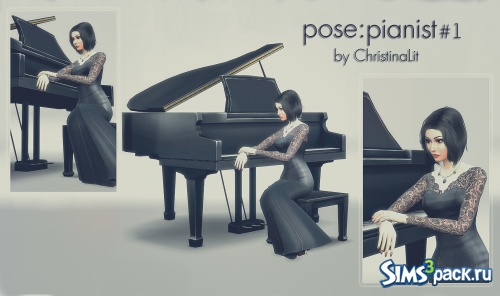 Поза для девушек Pianist #1 от ChristinaLit
