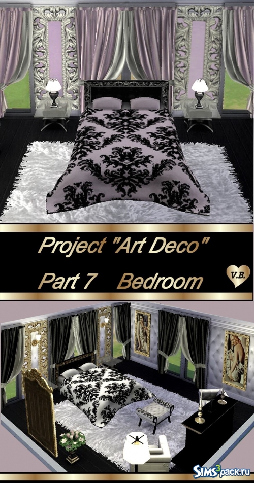 Проект "Арт Деко" Спальня. от LeonaLure