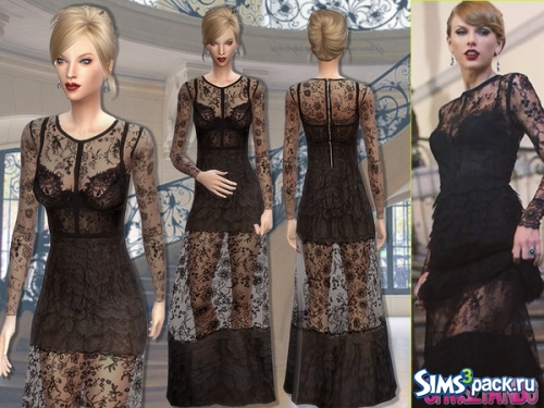 Женское платье _Taylor Swift от sims2fanbg