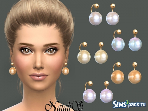 Серьги Faux pearl earrings от NataliS