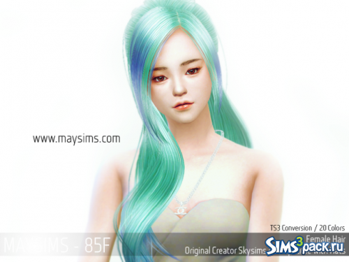 Женская причёска Hari_85F (TS3 Conversion) от May Sims