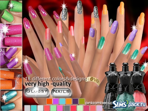 Маникюр Sublime Collection-18 Glossy Nails от Pinkzombiecupcakes