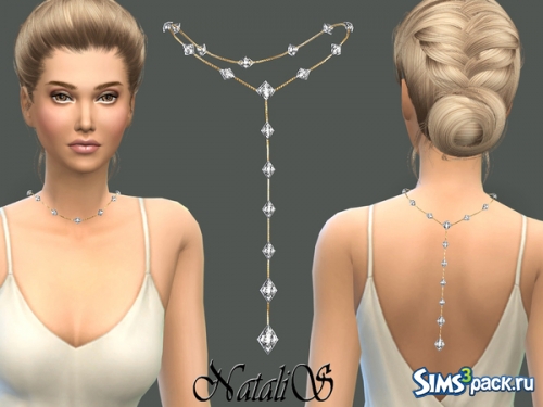 Ожерелье Back drop crystals necklace от NataliS
