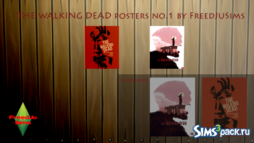 Постеры The Walking Dead от FreedJuSims