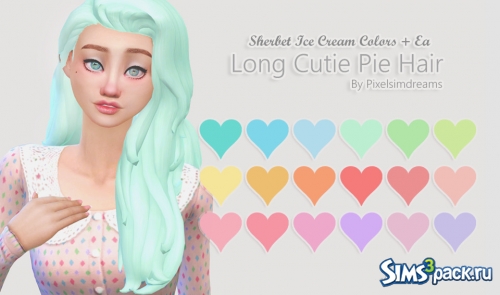 Прическа Long Cutie Pie Hair от pixelsimdreams