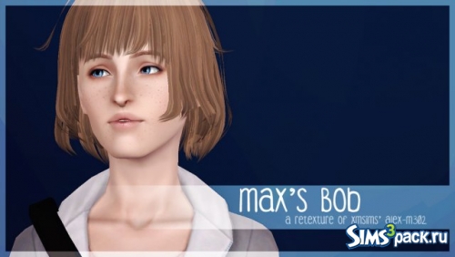 Прическа Max's Bob от Fairstead Sims