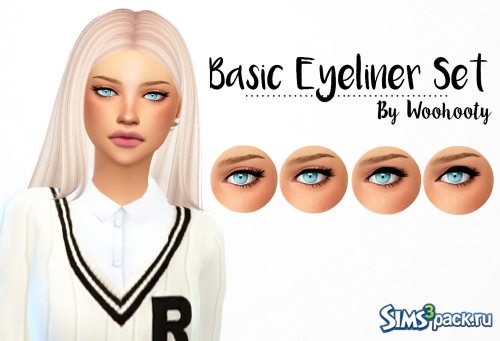 Макияж Basic Eyeliner Set от Woohooty