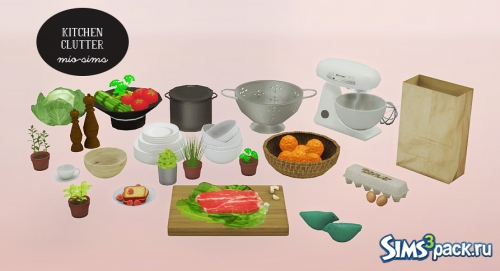 Сет kitchen clutter conversions от mio-sims