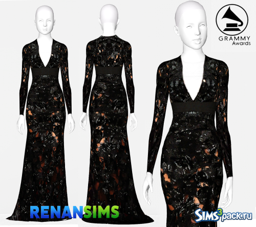 Платье Beyonce Grammy 2015 от Renansims