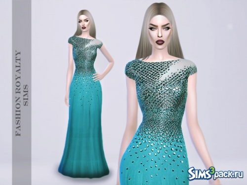 Платье из русалочьей чешуи от FashionRoyaltySims